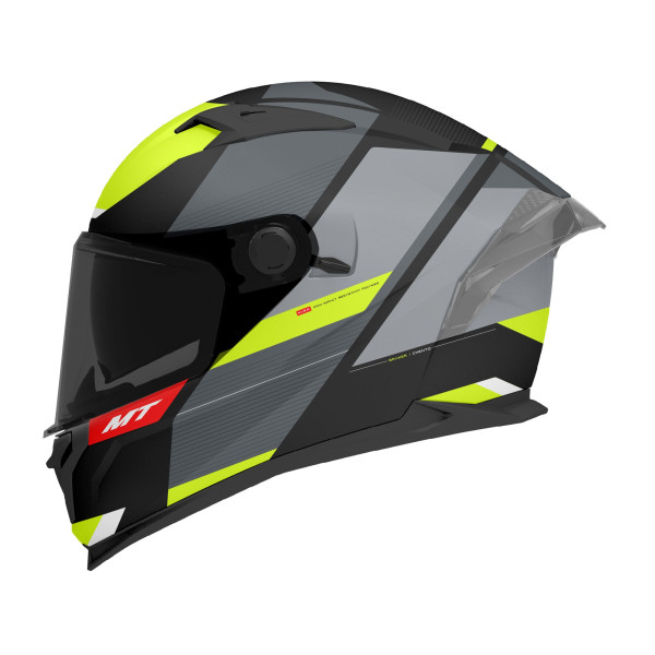 MT Helmets MT Braker SV Chento B3 Matt Blk Fluo Yell